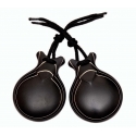 Jaleo Castanets Veta Negra Fiber White With Pico