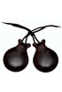 Fiber Castanets Veta Negra Red With Peak