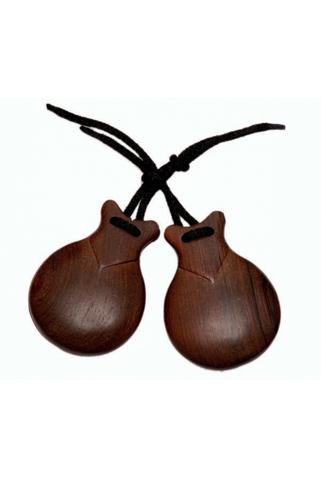 Castañuelas Palo Santo India Con Pico