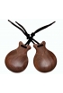 Castañuelas Granadillo Marrón Con Pico