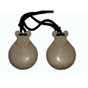 Castanets, Fabric, Ivory, With Pico