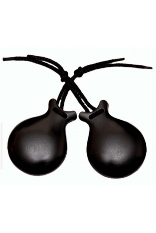 Castanets Fiber Glass, Black, No Pico