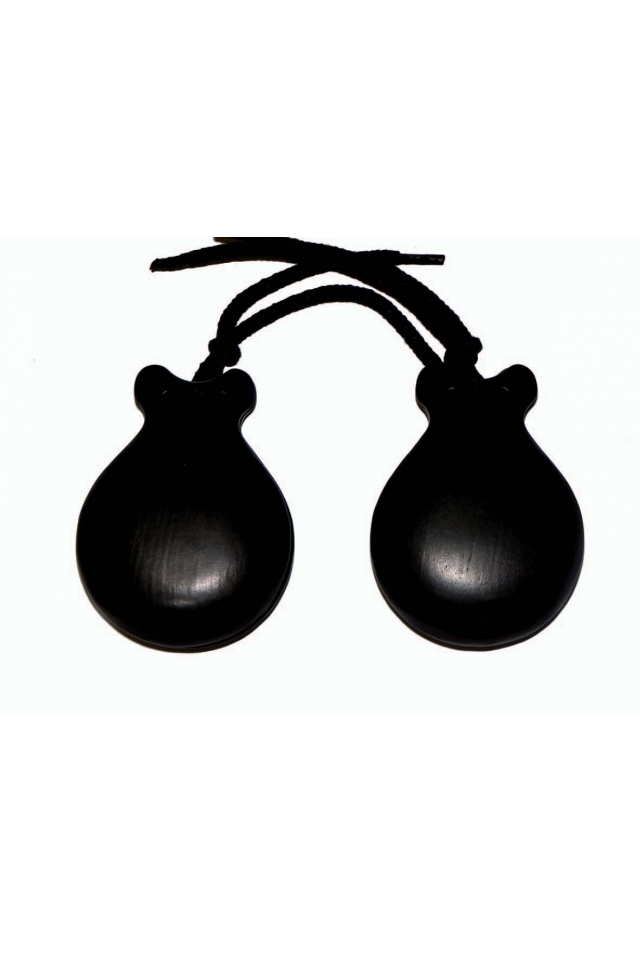 Castañuelas Granadillo Marrón o Negro Sin Pico