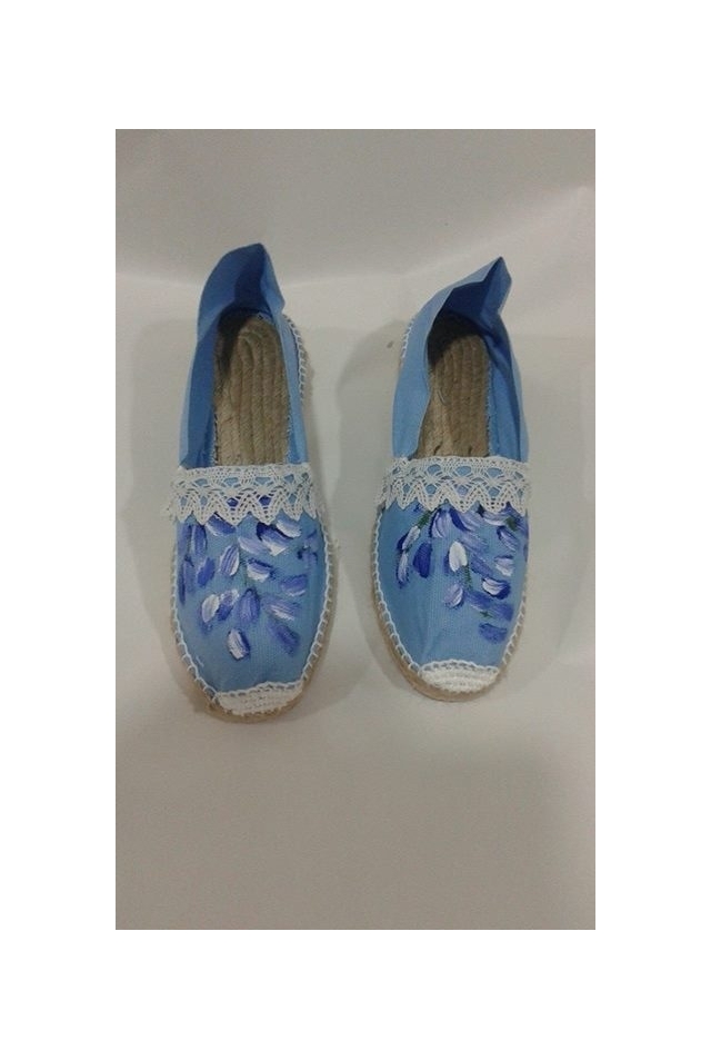 Zapatillas de Esparto con Arte