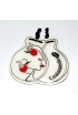 Castanets Pin Ivory Two laces
