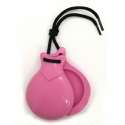 Amateur Pink Fiber Castanets, the Flamenquilla