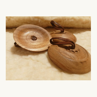"Crótalos Madera Noble"