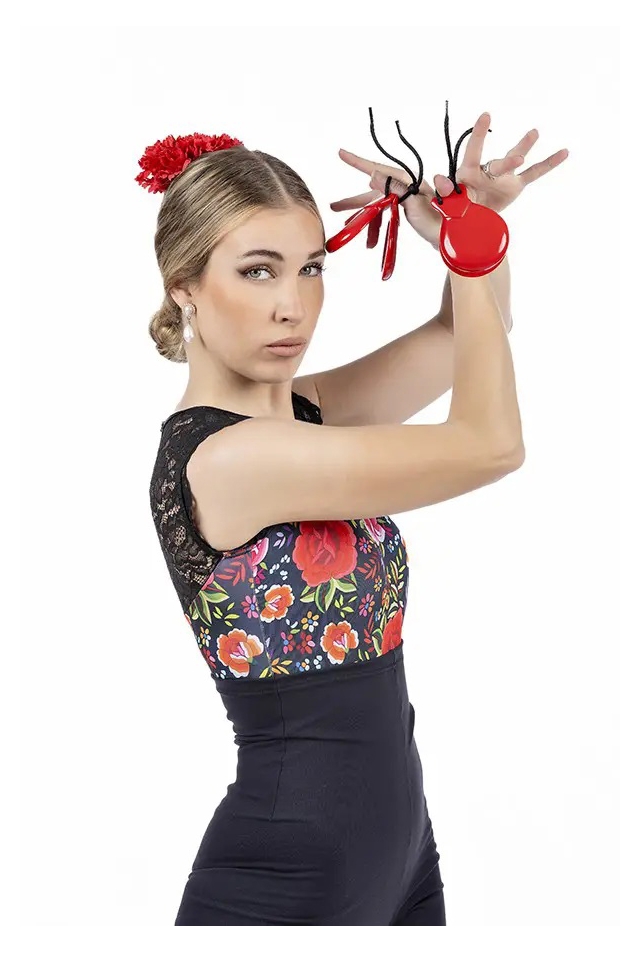 Maillot Flamenco Manila Rojo