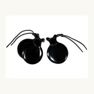 Castañuelas Vidrio Negro Profesional, la Flamenca