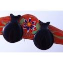 Castagnettes Tissu Noir pour Professionels, les Brunes