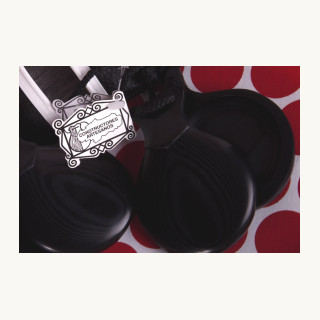 Professional Black Fabric Castanets, la Morena