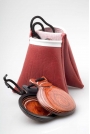 Castagnettes Bois Veiné Rouge et Blanc pour Professionnels, les Corails