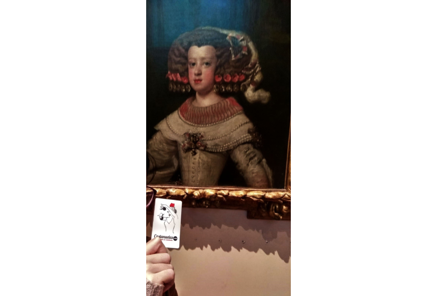 "Carmen y sus Castañuela en el Louvre"