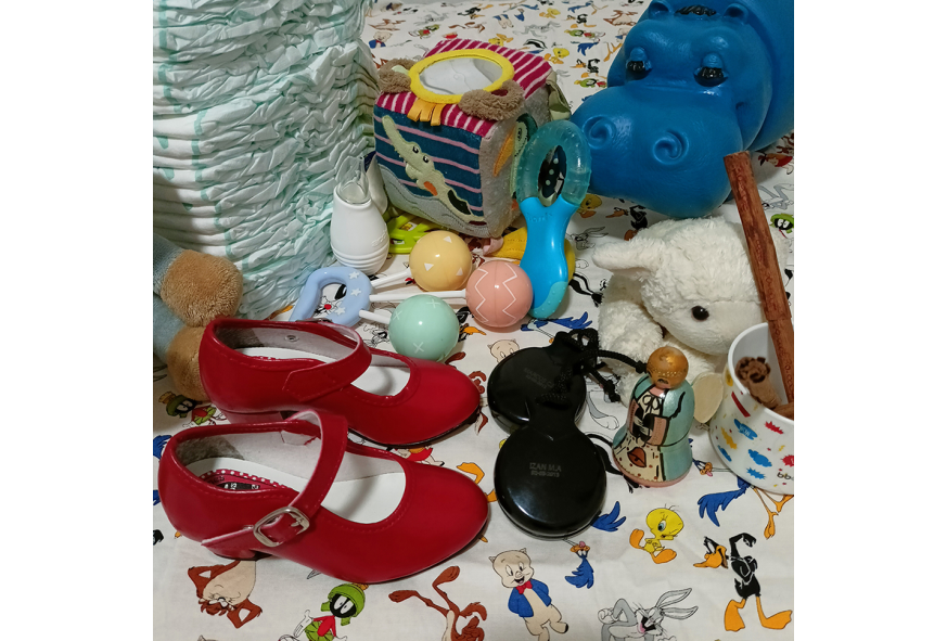 "Canastilla Flamenca con Primeras Castañuelas"