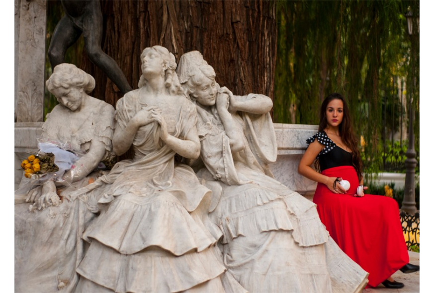 "Carmen la Castañuelera en los MTV Ema Sevilla"
